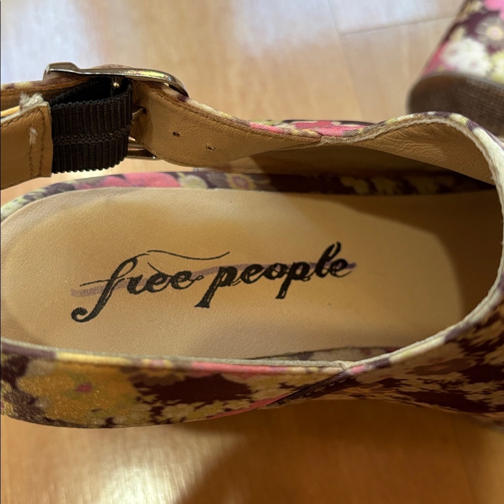 Free People Floral Nicola Platform Slingback Sandal 9 - Picture 8 of 9